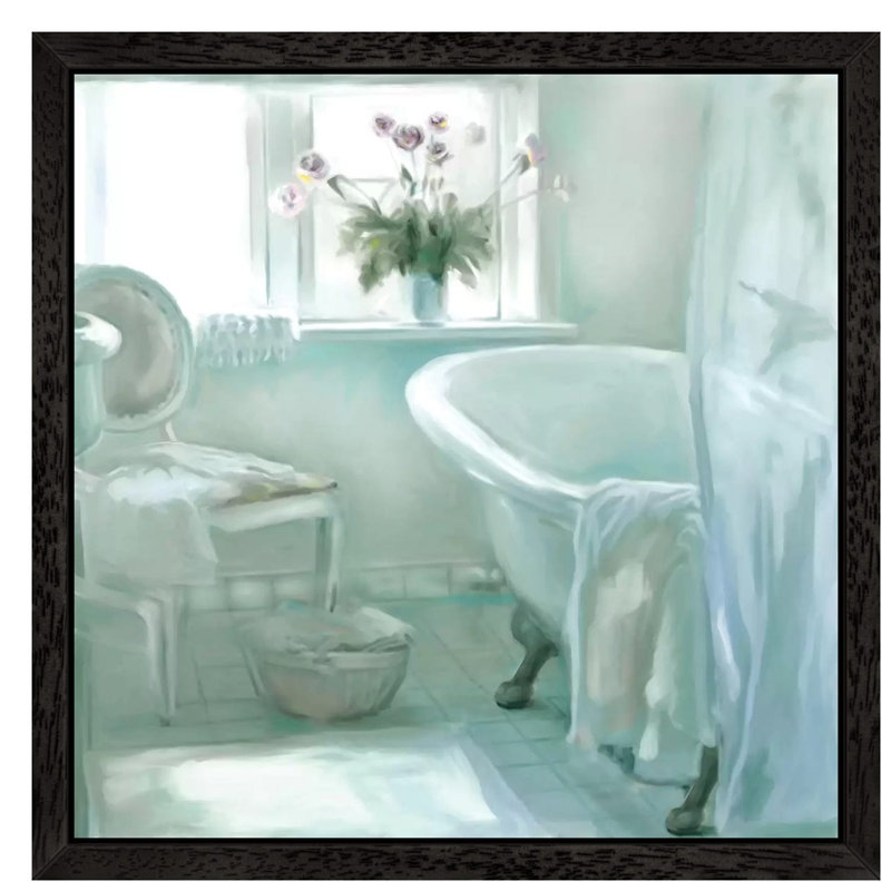 Ambiance by Carol Robinson - Painting, 45.72 cm H x 45.72 cm W, Black Framed