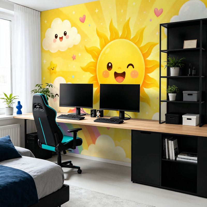 Adhésif mural amovible auto-adhésif, 99.6" L x 144" W