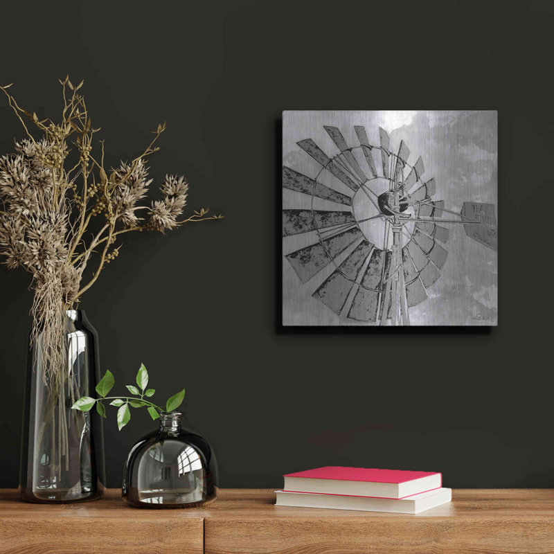 " Windmill Rotor " Print, 12" H x 12" W