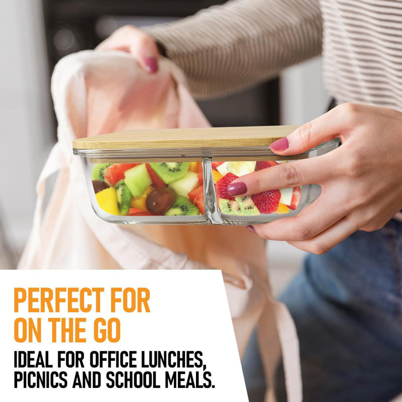 Dorissa 30oz. Glass Food Storage Container