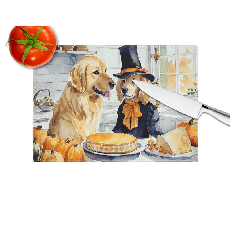 Planche à découper en verre Golden Retriever