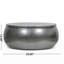 Table basse cylindrique en aluminium