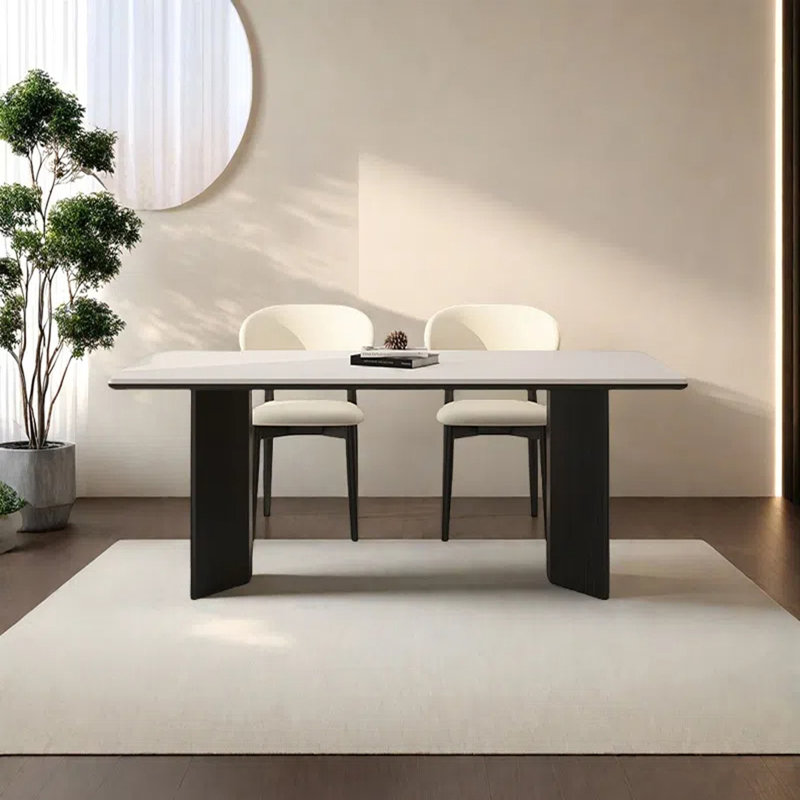 Table de salle à manger rectangulaire Simple Home, H 29,53 po x L 78,74 po x l 31,5 po