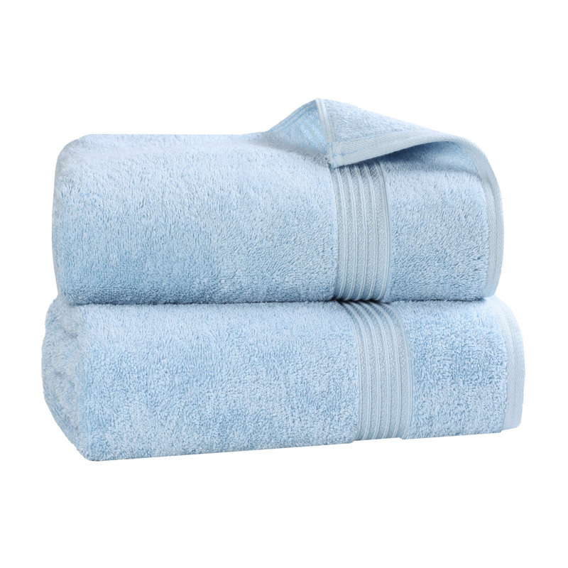 Oleg Heritage Egyptian Cotton Soft Absorbent Luxury Bath Sheet or Towel Set, Taupe, King/Cal.King Duvet Cover
