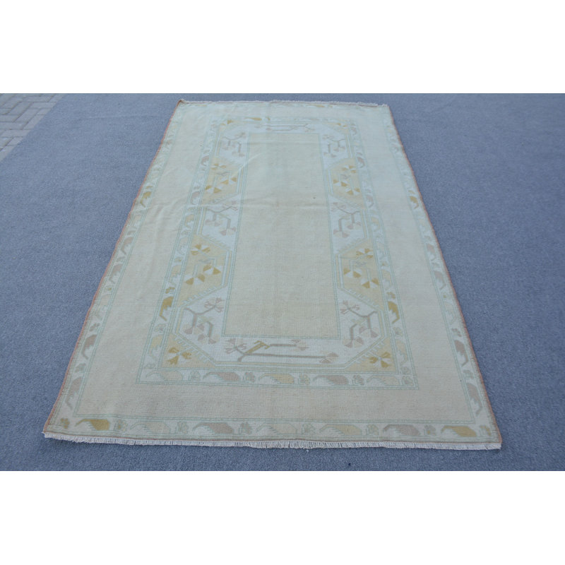 Tapis de cuisine, tapis Boho bruns, tapis de sol, tapis turcs, tapis rétro, tapis de 4,6 x 7,7 pi