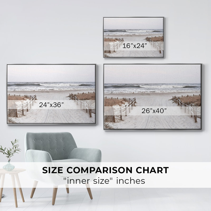 " Obx Path ", Silver Framed, 25" H x 37" W x 2" D