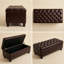 Banc de rangement avec repose-pieds 50,25 po