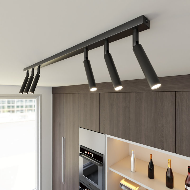 Allieanna Flush Mount, Black