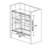 56-60 in. W x 66 in. H Double Sliding Frameless Tub Door in Chrome with 5/16 in.（8mm）Clear Tempered Glass-124887399