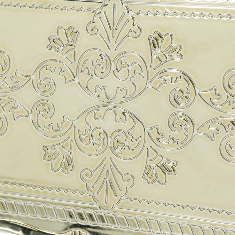 Assiettes en plastique - Ensemble de 6 - Or