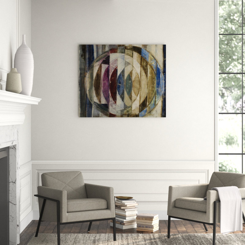 Interval Print by Chelsea Art Studio, 47" H x 56" W, Image Brush Gel