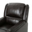  Fauteuil inclinable manuel en polyuréthane brun avec pivot et fauteuil inclinable manuel brun