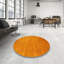 Tapis de zone jaune contemporaine-848414117