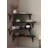 Wall-Mounted Brown Rustic Wood Corner Hanging Shelf Set (4 Pieces), Multi-Functional Storage And Display Shelf, Suitable For Home Décor, Kitchen, Bathroom, And Office Spaces.-1595565469