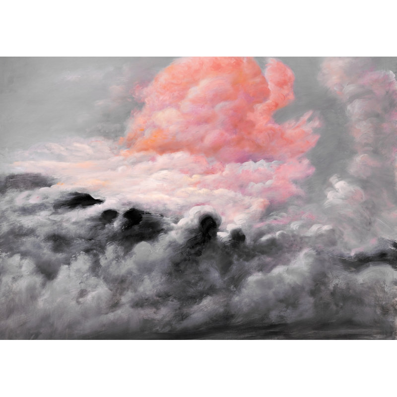 Nuage rose - Art moderne sur toile pour la décoration intérieure | Formes
