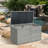 88 Gallon Garden Patio Rattan Storage Container Box