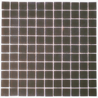 11.8" X 11.8" Matte Finished Glass Mosaic Tile
