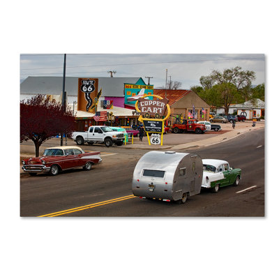 Alexan 'Rt 66 Fun Run Motoporium' Photographic Print on Wrapped Canvas