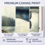 «Soft Canoe Lake II - Blue Lakeside», art mural-869061987-869062047