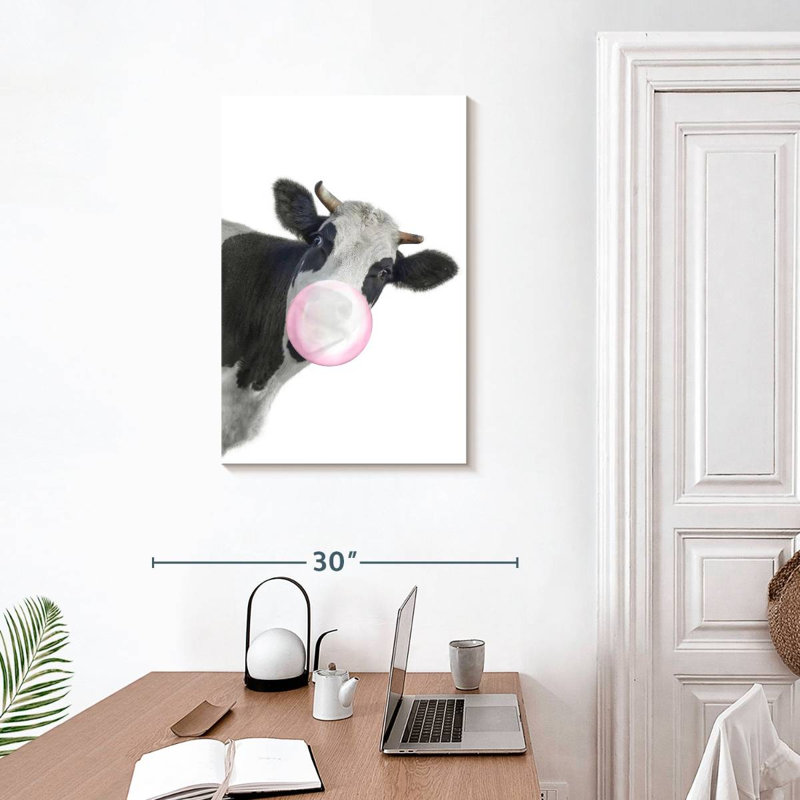 Bulle de gomme Holstein, H 30 po x l 20 po