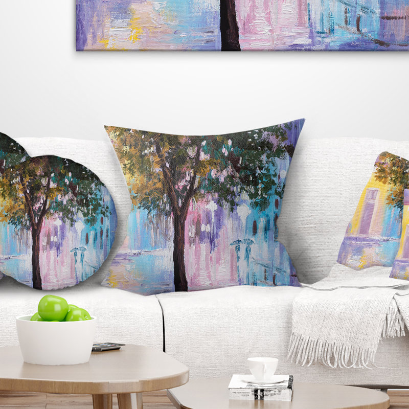 Coussin paysage, 16 po x 1 po, Carré