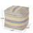 Western Handcrafted Fabric Pouf