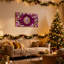 Ensemble de 3 décorations murales de Noël en forme de pin et ruban de pin-1367476171