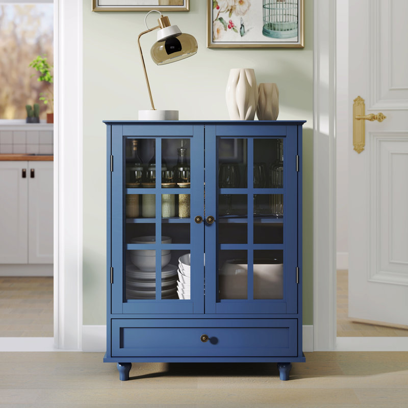 Buffet Minimalist Blue, Bleu