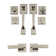 Double Front Door Lock Set Door Set With Reversible Handle Lever