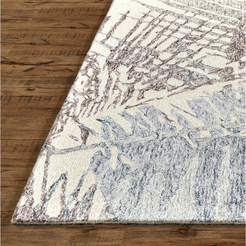 Baynes Abstract Indoor Rug, Rectangle 5' x 8'