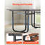 180.01 cm Steel Oval Conference Table