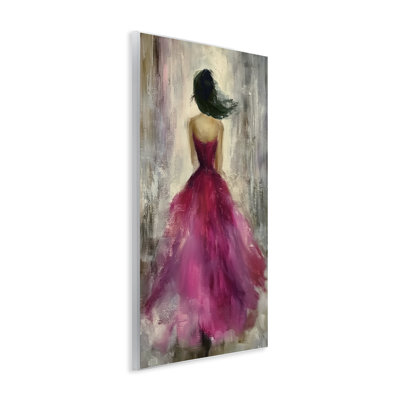 After Midnight Girl in Gown Wall Plaque, design by Annabelle Hall
