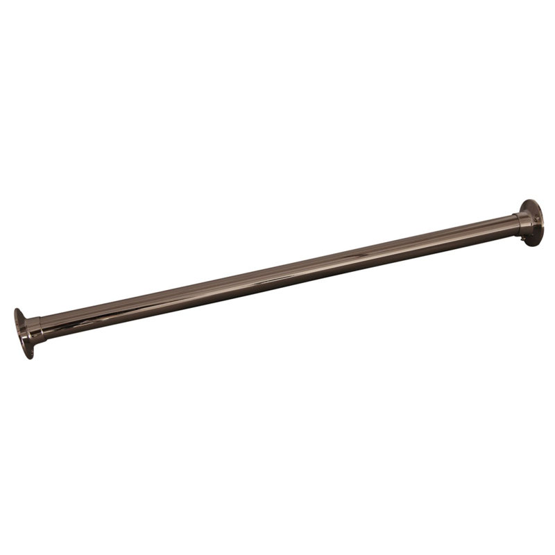 96'' Straight Shower Curtain Rod, Polished Nickel