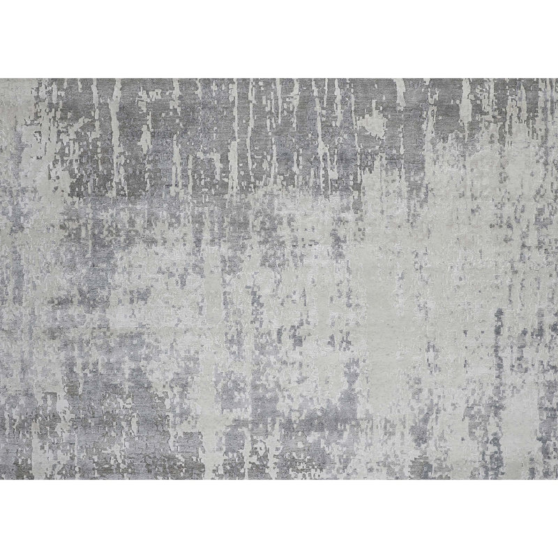Hand Knotted Indoor Rug, Rectangle 6' x 9'