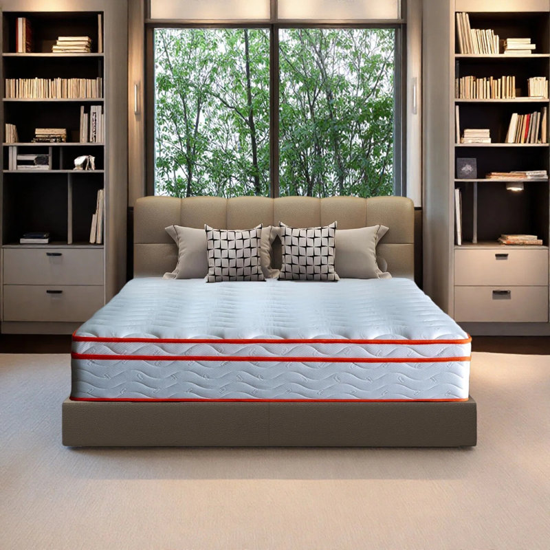 Matelas hybride à mémoire de forme avec ressorts ensachés individuellement, 10", Grand lit