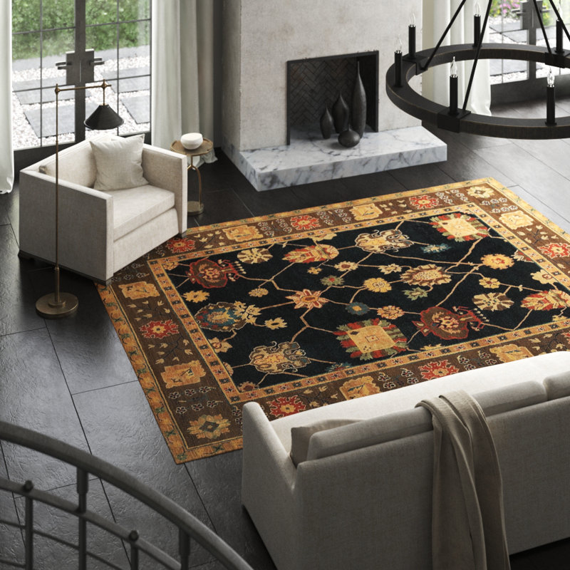 Dorset Hand Woven Wool Oriental Area Rug, Rectangle 12' x 16'