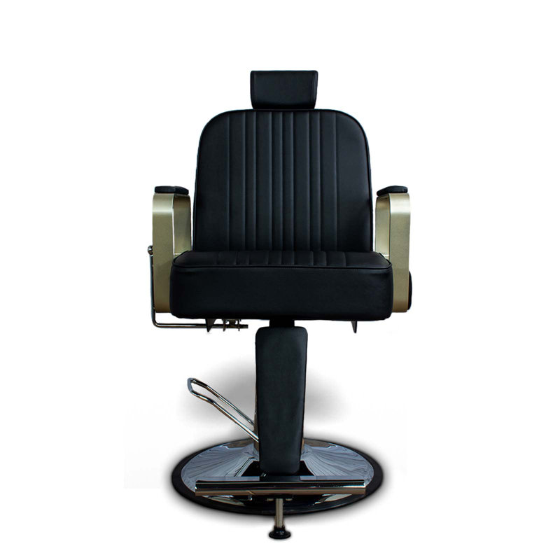 Fauteuil de salon polyvalent en similicuir Hudson, Similicuir noir