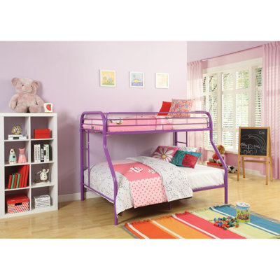 Tritan Purple Finish Twin/Full Bunk Bed
