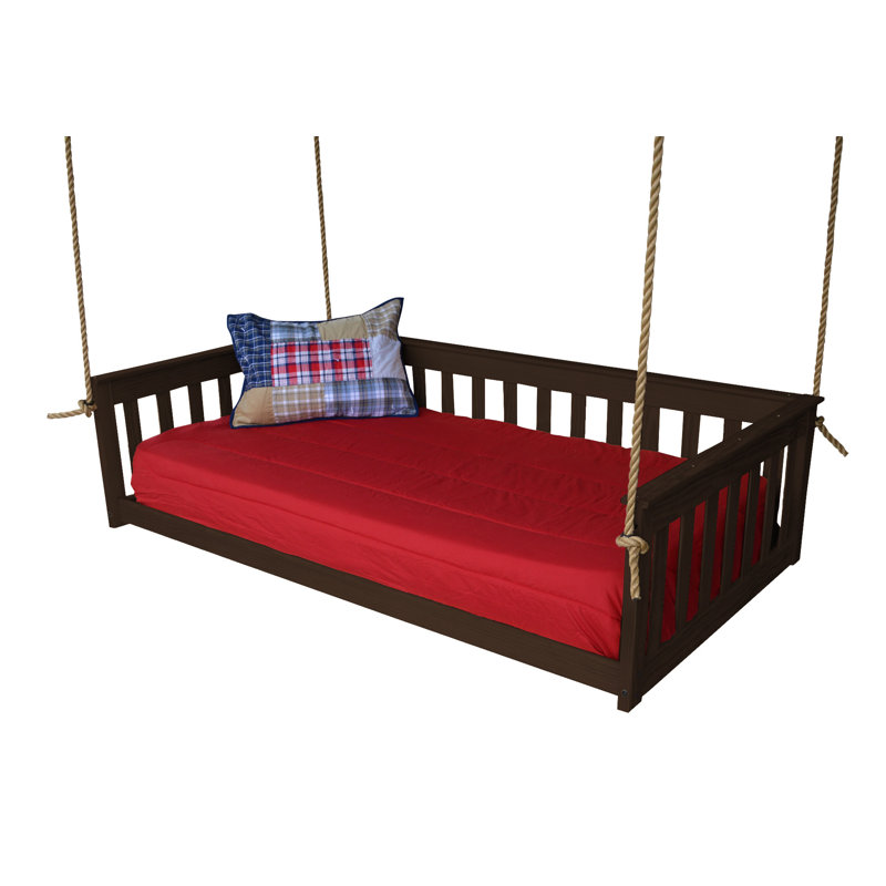 Lit de jour suspendu Carol Mission, Tabac riche, Simple