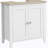 Bathroom Vanity Cabinet with U-Shape and Adjustable Internal Shelf (without Sink)-113463789