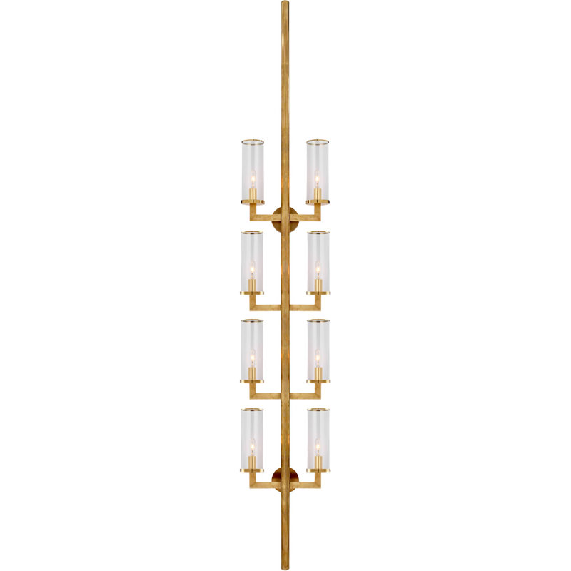 Kelly Wearstler Liaison Statement Sconce, Antique-Burnished Brass