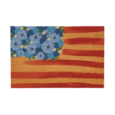American Classic Flag, Coir Mat 36"x24"
