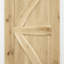 Makena Solid Oak Barn Door Unfinished-917203049