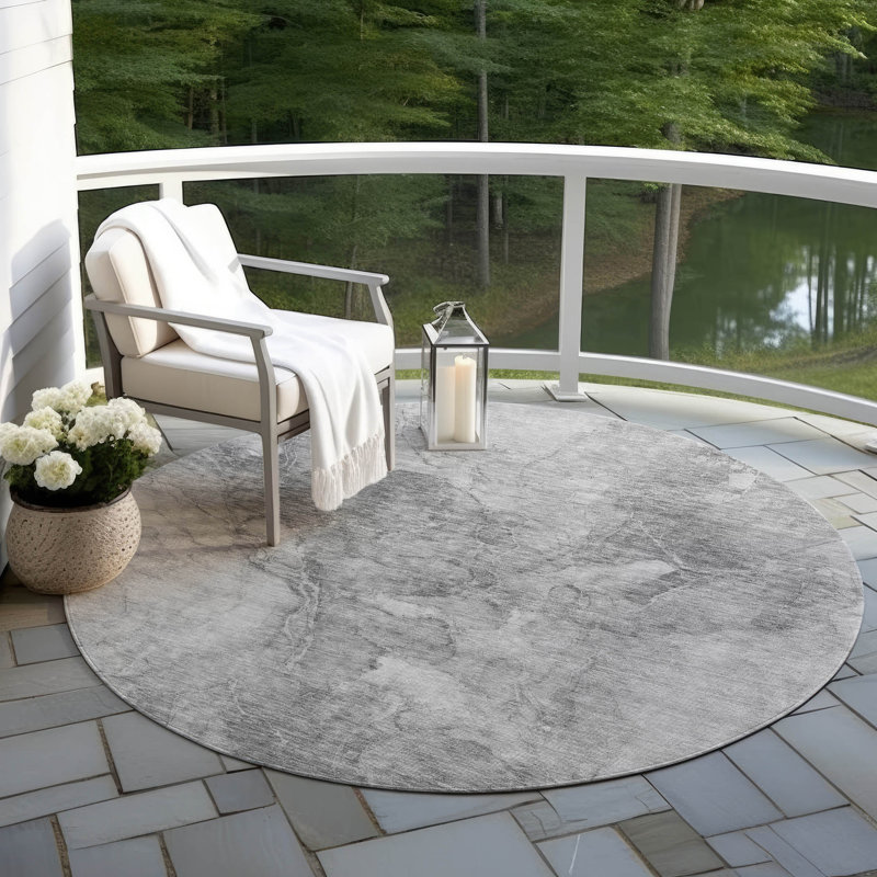 Tapis intérieur / extérieur Neculae, Rond 8 pi
