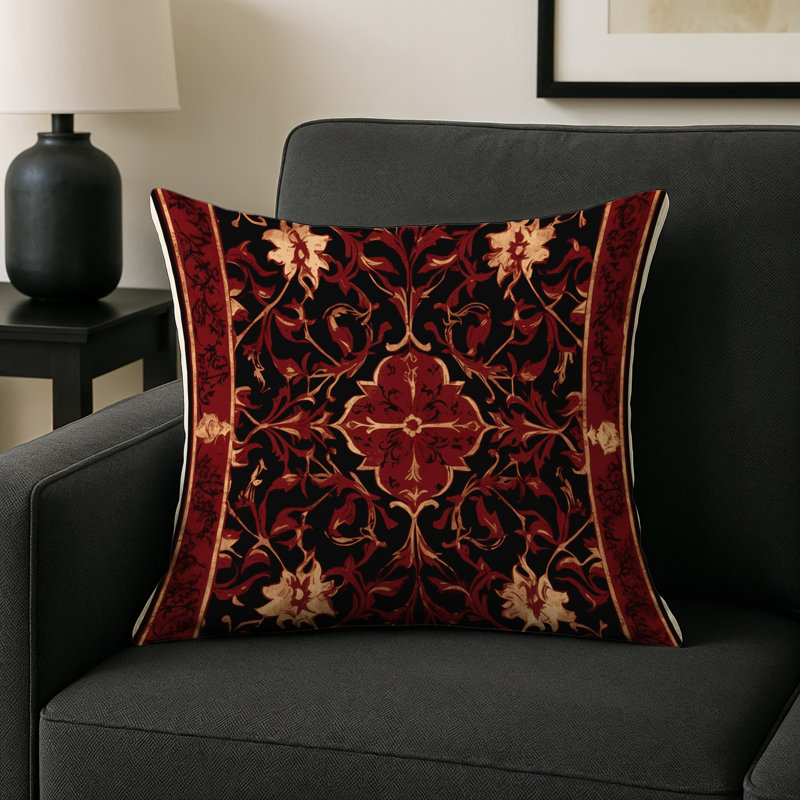 Ethereal Vine Indoor And Outdoor Throw Pillow, Square 20"