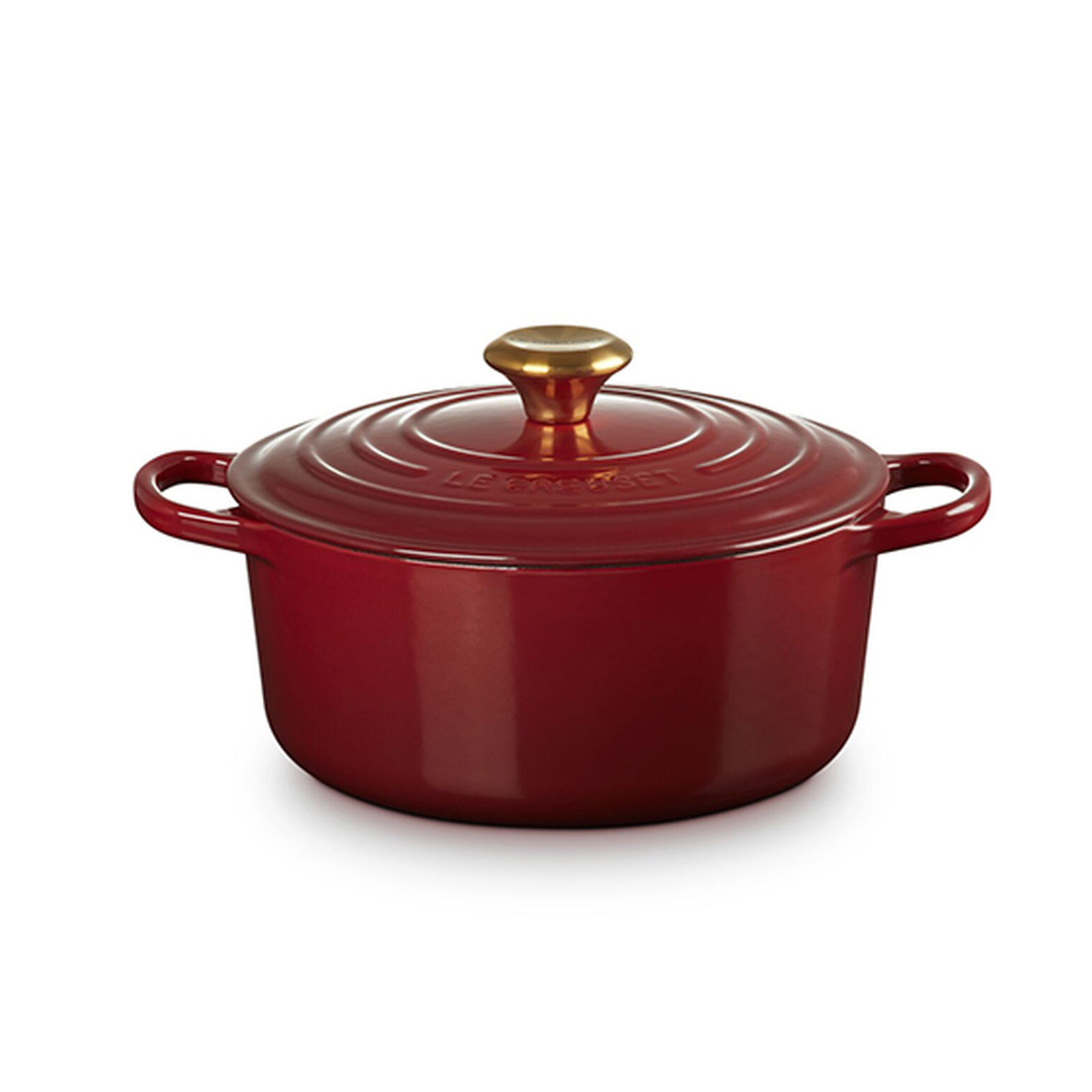 Le Creuset Signature Enameled Cast Iron Round Dutch Oven with Lid, 4.5 quarts, Rhone