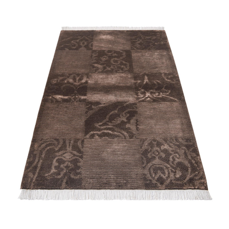 Tapis brun chocolat Outen