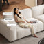 Canapé modulaire en polyester blanc crème-1959013291-1959013292-1959013271