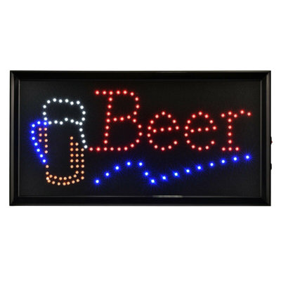 Rectangular Beer Sign 