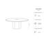 Chrissean Pedestal Coffee Table-72273538